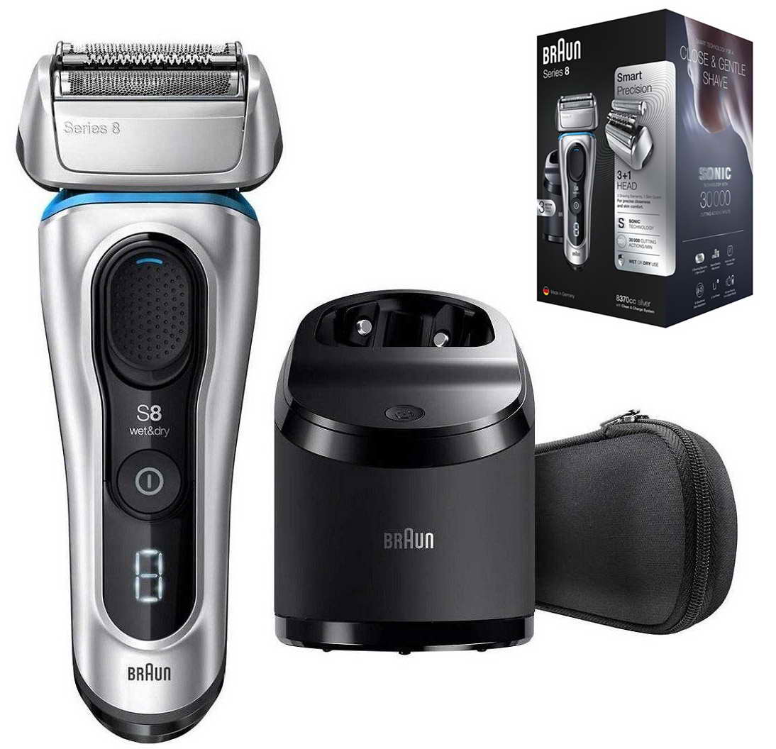 Braun shaver with cleaning system Outlet