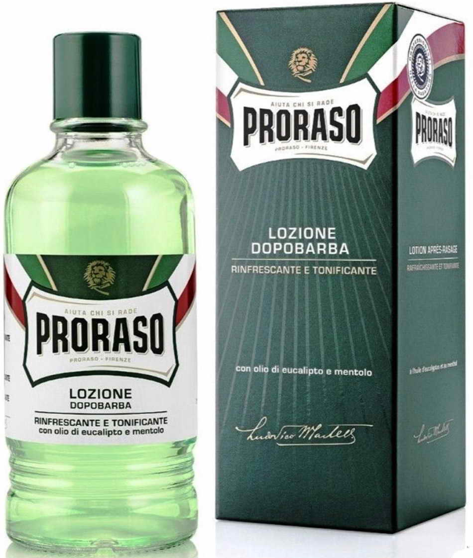 Proraso Eucalyptus Oil/Menthol After Shave Liquid Lotion 400ml Barber