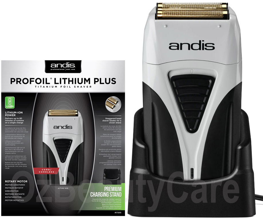 andis cordless profoil lithium plus