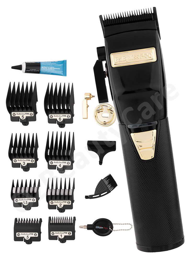 babyliss clippers black and gold