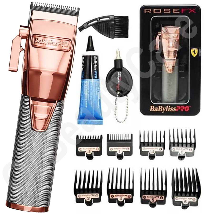 BaByliss Pro RoseFX Lithium Rose Gold Barber Hair Clipper/BabylissPro