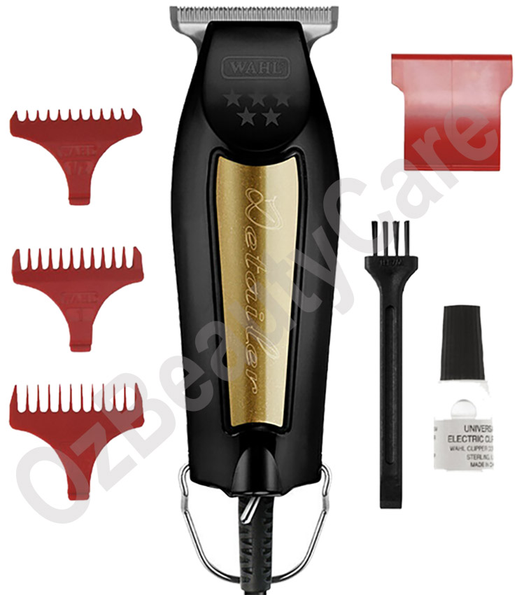 Wahl Detailer 5 Star T Wide Professional Hair Beard Trimmer Black