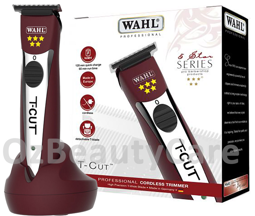 Wahl Professional T Cut Cordless Beard Hair Trimmer Barber 1591