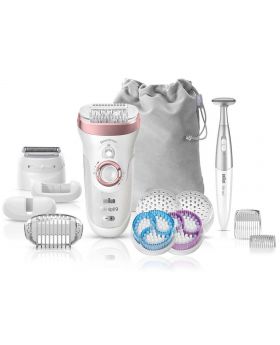 Braun 9980 Silk-epil 9 SkinSpa SensoSmart Epilator 4 in 1 Exfoliation Skin Care System