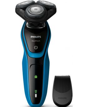 Philips S5050 AquaTouch Cord/Corldess Wet & Dry Electric Shaver/Trimmer 