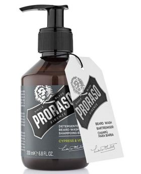 Proraso Beard Shampoo Wash Cypress Vetyver 200ml