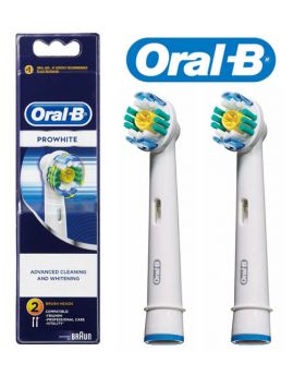 Oral-B ProWhite/ProBright Cleaning and Whitening 2x Electric Toothbrush Heads