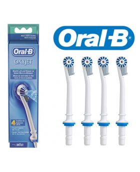 4x Oral-B Oxyjet ED-17 Water Jet Replacement Irrigator Heads 