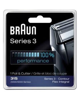 Braun Series 3 31S - 5000/6000 Contour Foil and Cutter Block