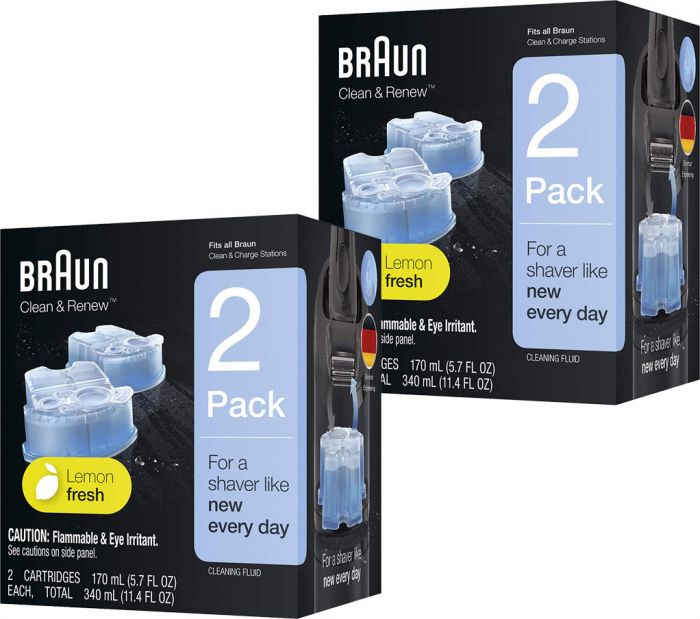 Braun CCR Clean & Renew Cartridges 5+1 Units Blue
