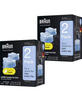 Braun Clean & Renew Refill Cartridge - CCR2 (4x Refill Units)