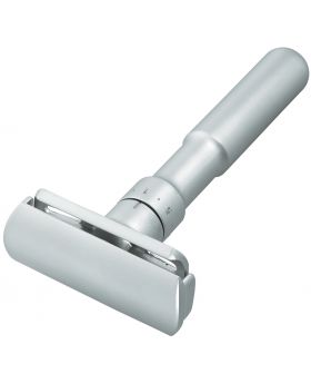 Merkur Futur 700 Satin Chrome Adjustable Double Edge Safety Razor 