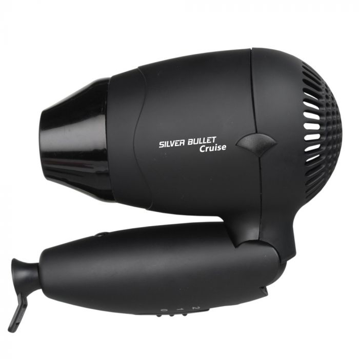 Silver Bullet Worldwide Travel Cruise Hair Dryer Black Free